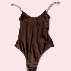 Forever 21 chocolate brown chain
